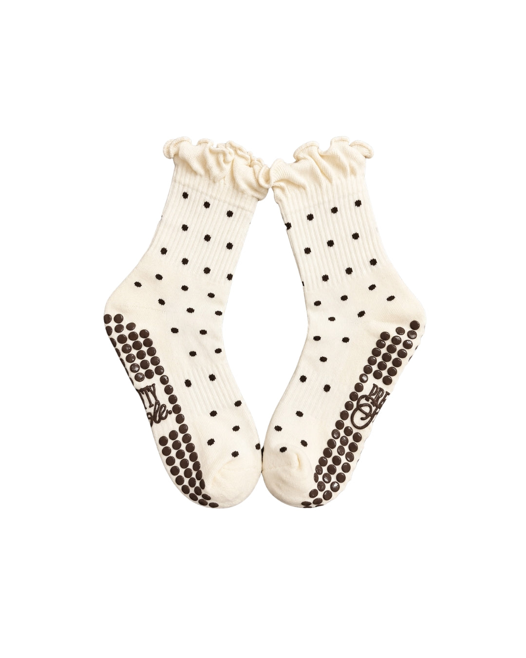 Brown Polka Dottie